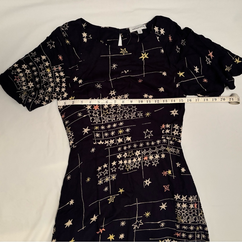 EMILY AND FIN | Suzanna Dress Abstract Stars [Sample Sale Item!] - Picture 5 of 8